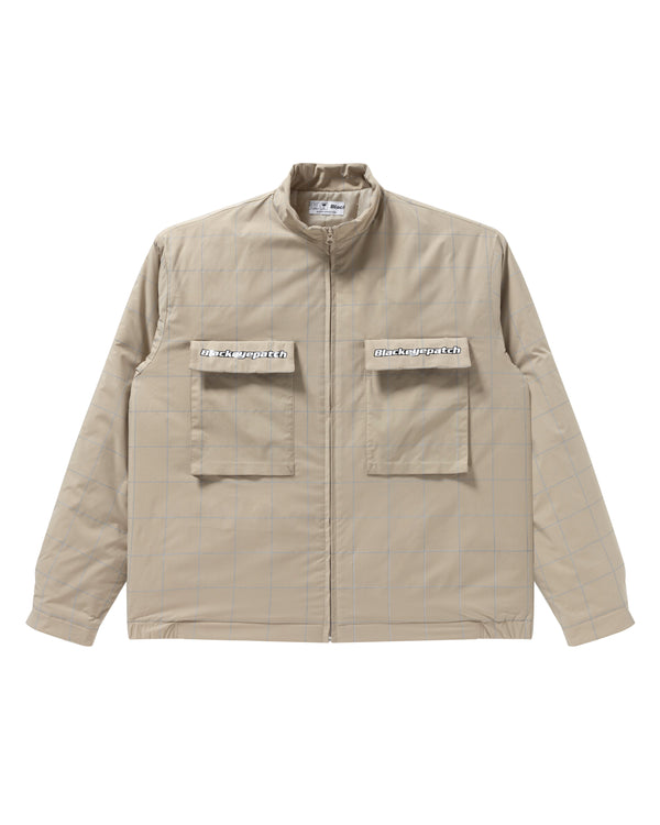 GRID REFLECTOR JACKET SAND