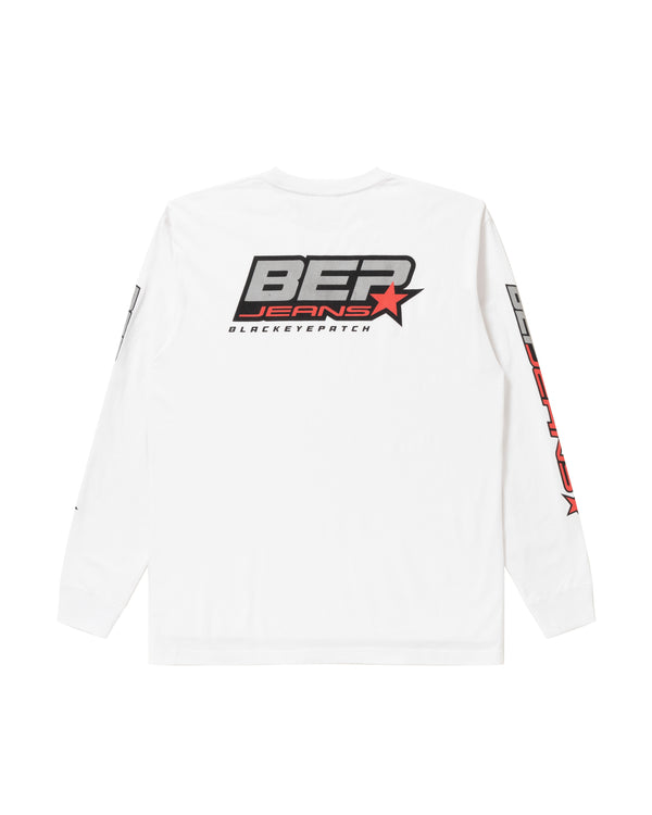 BEP Jeans Long Sleeve T-Shirt, White