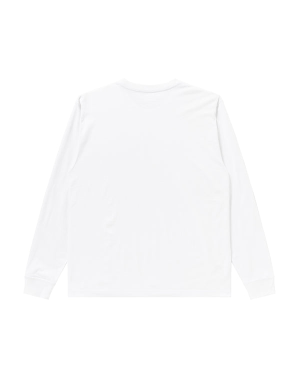 OG LABEL L/S TEE WHITE