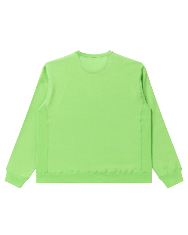 HANDLE WITH CARE CREW SWEAT GREEN