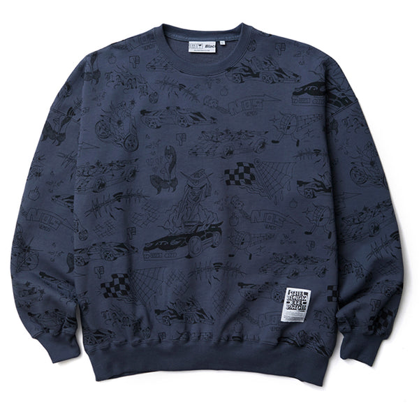 ALEHSY Crew Sweat Navy