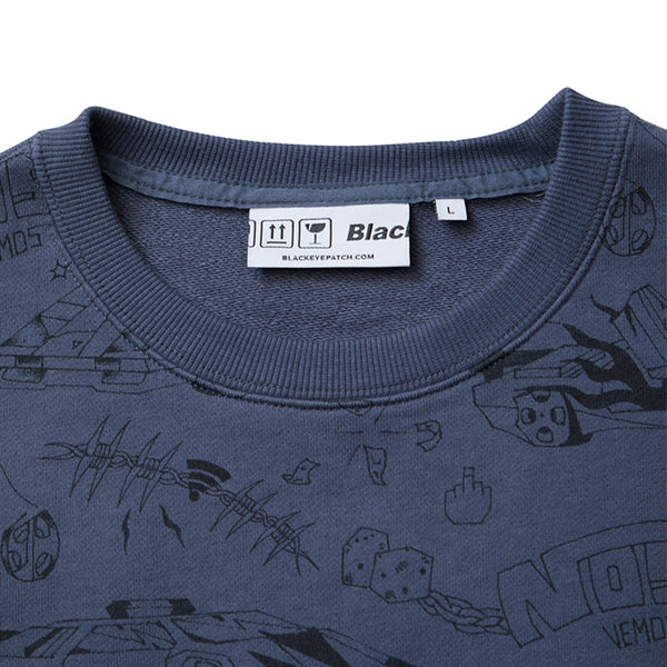 ALEHSY Crew Sweat Navy