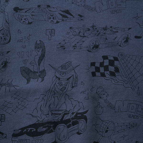 ALEHSY Crew Sweat Navy