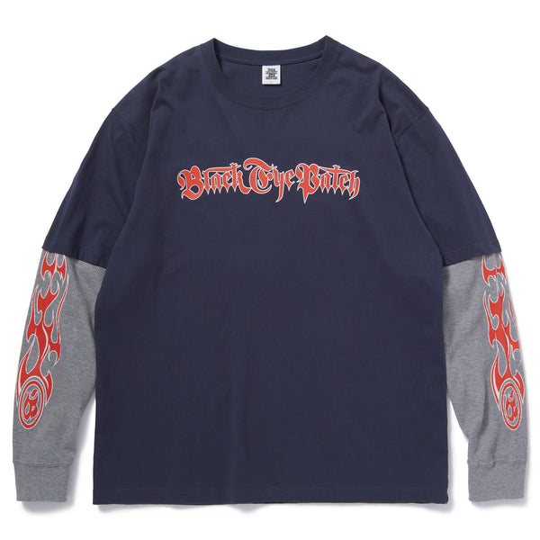 LAYERED L/S TEE NAVY