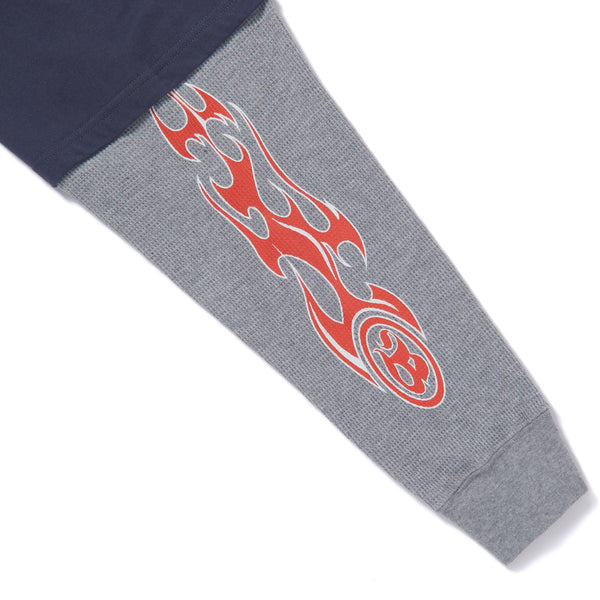 LAYERED L/S TEE NAVY