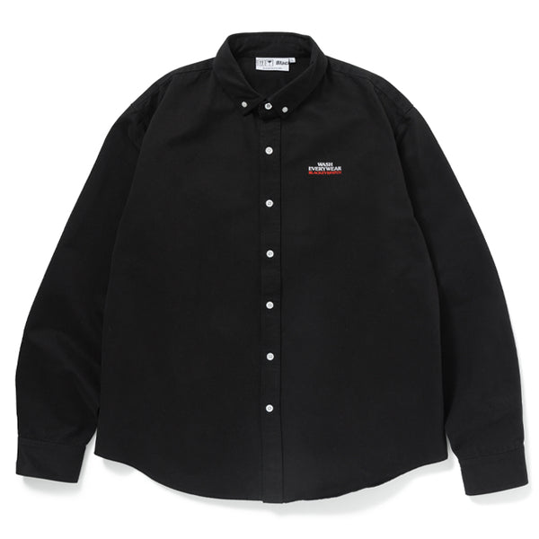 Laundromat Long Sleeve Shirt, Black