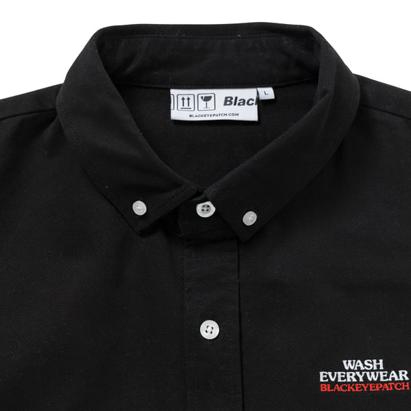 Laundromat Long Sleeve Shirt, Black