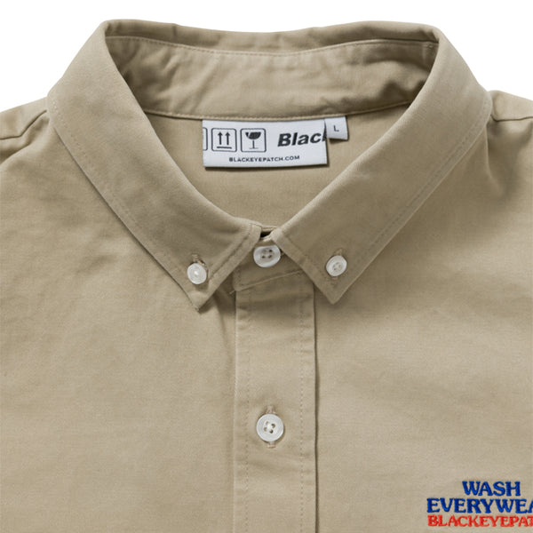 Laundromat Long Sleeve Shirt, Beige