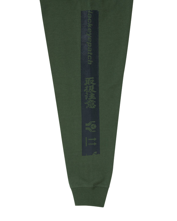 HANDLE WITH CARE L/S TEE OLIVE