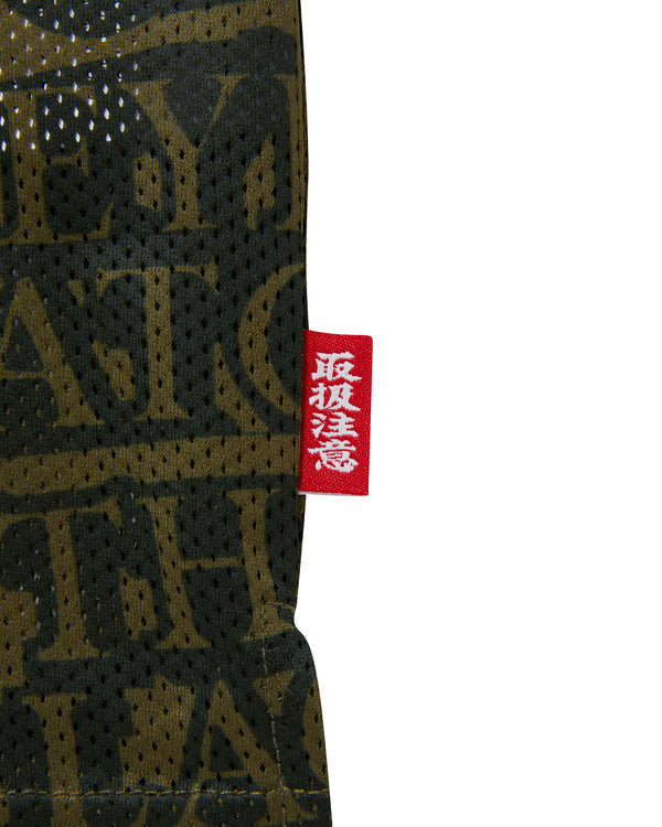 OG LABEL MESH JERSEY OLIVE