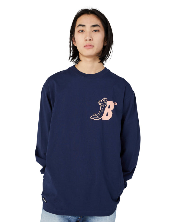 GASIUS LAYBACK L/S TEE NAVY