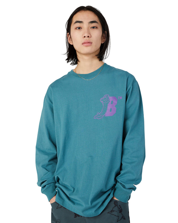 GASIUS LAYBACK L/S TEE F.GREEN