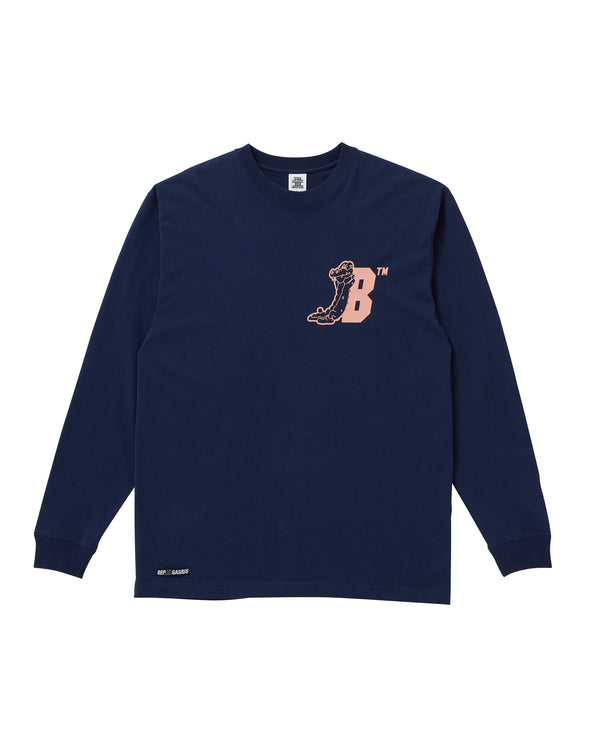 GASIUS LAYBACK L/S TEE NAVY