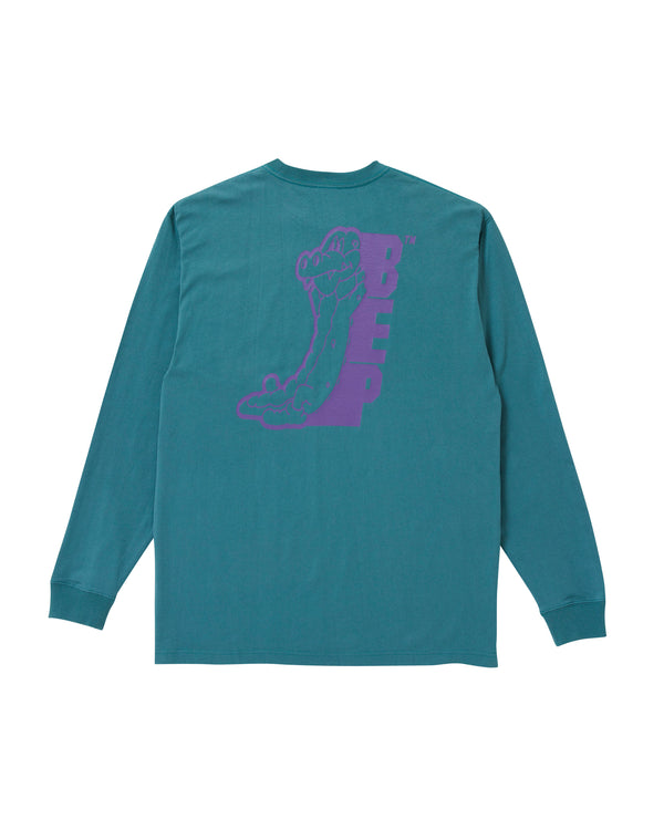 GASIUS LAYBACK L/S TEE F.GREEN