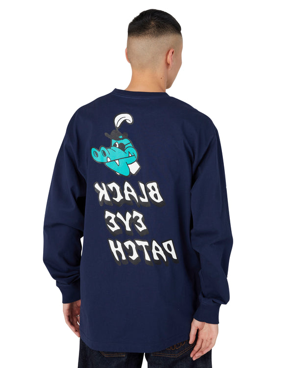 GASIUS PIRATE L/S TEE NAVY