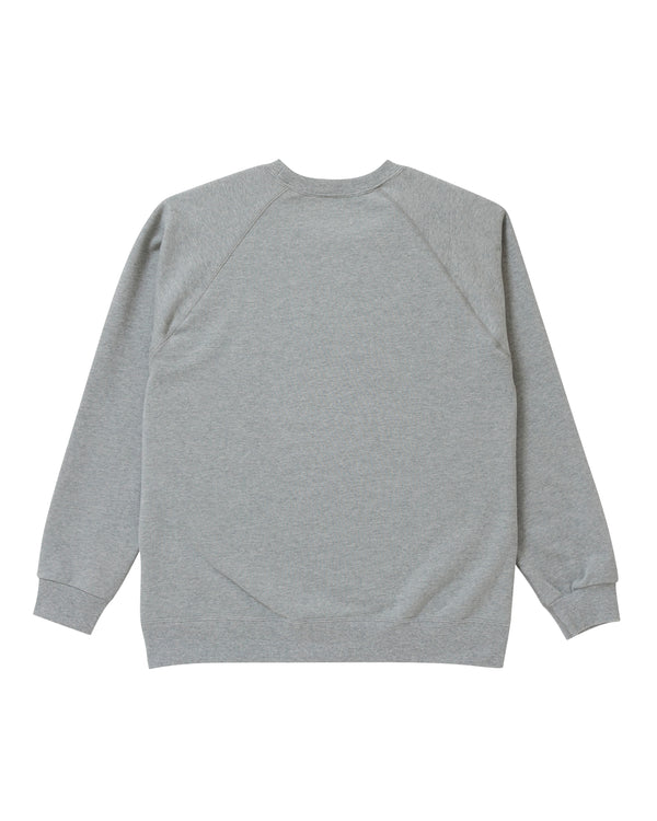 BLACKLETTER CREW SWEAT H.GRAY