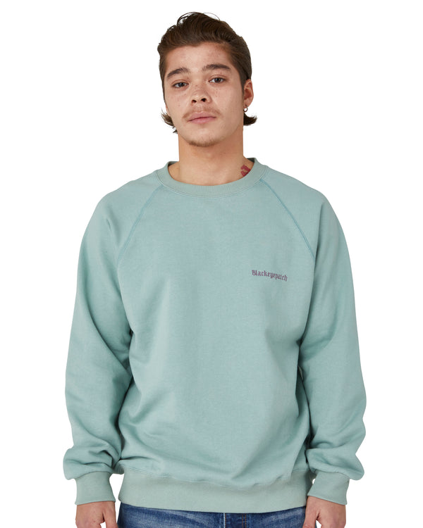 Blackletter Crew Sweatshirt, Mint