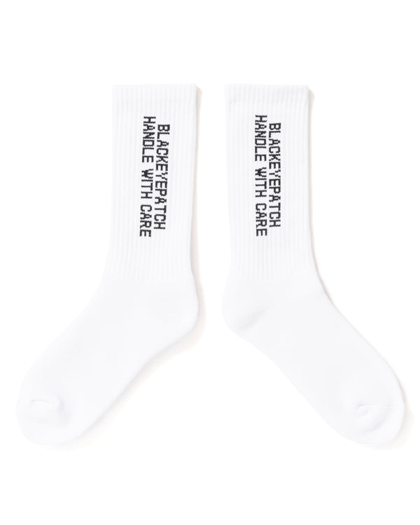 Handle With Care Socks (White)