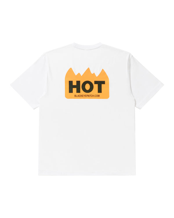 HOT LABEL TEE WHITE