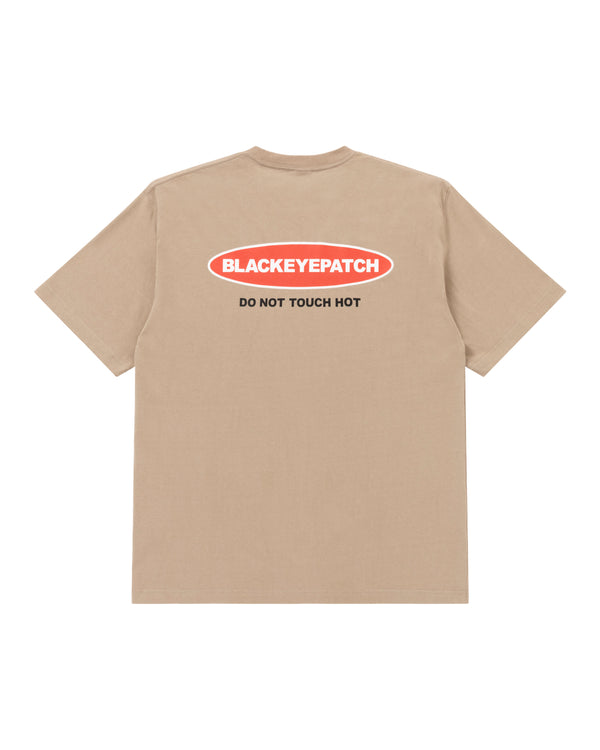 DANGER HOT LABEL T-Shirt, Khaki