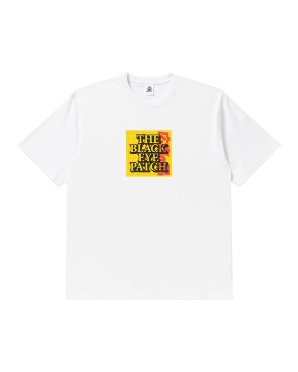 AS ADVERTISED LABEL TEE WHITE