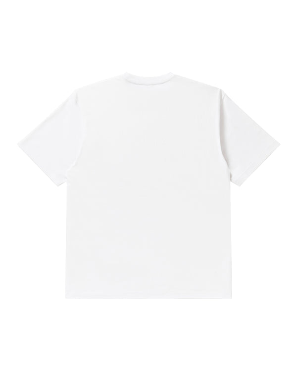 AS ADVERTISED LABEL TEE WHITE