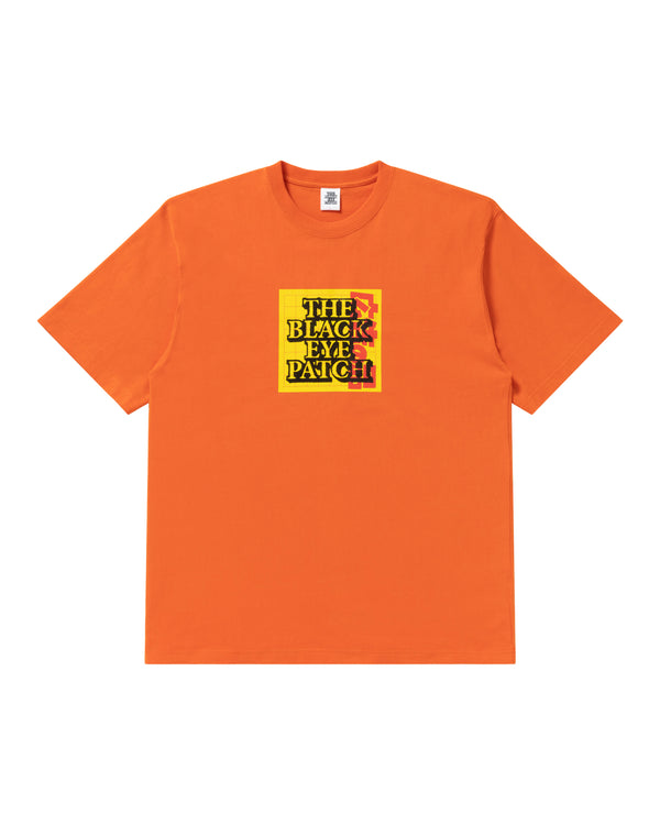 AS ADVERTISED LABEL TEE ORANGE
