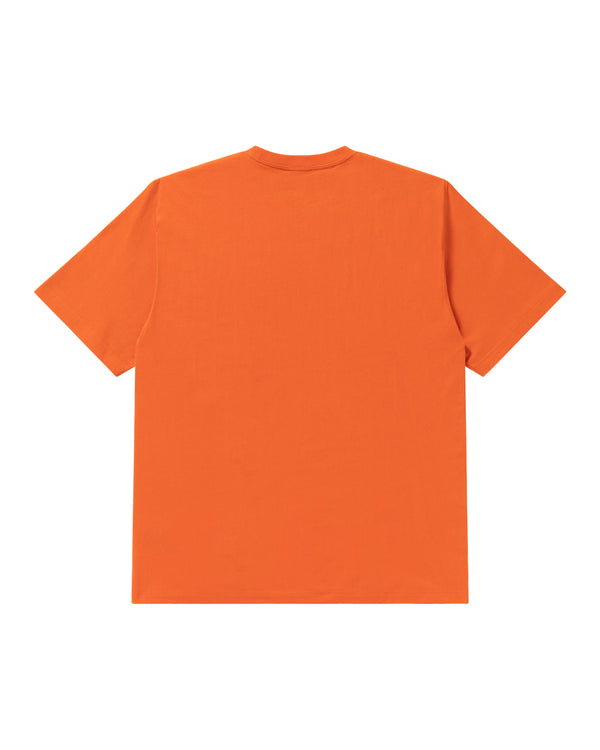 AS ADVERTISED LABEL TEE ORANGE