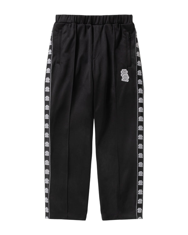 DOUBLE OG LABEL TRACK JERSEY PANTS BLACK