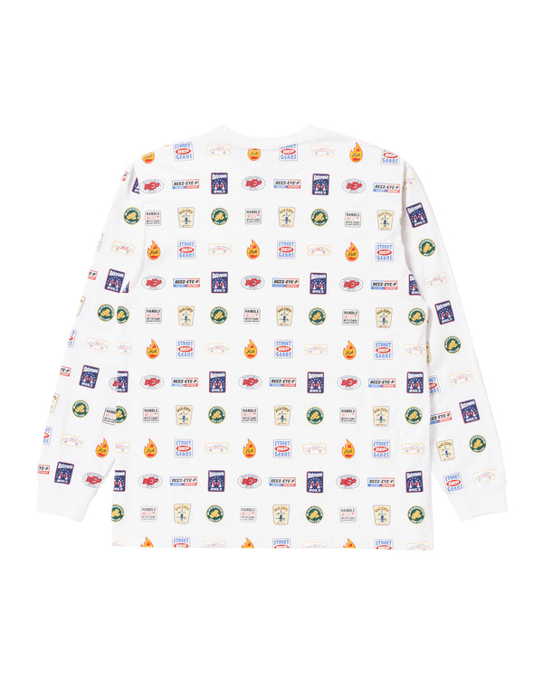 LOGOS L/S TEE WHITE