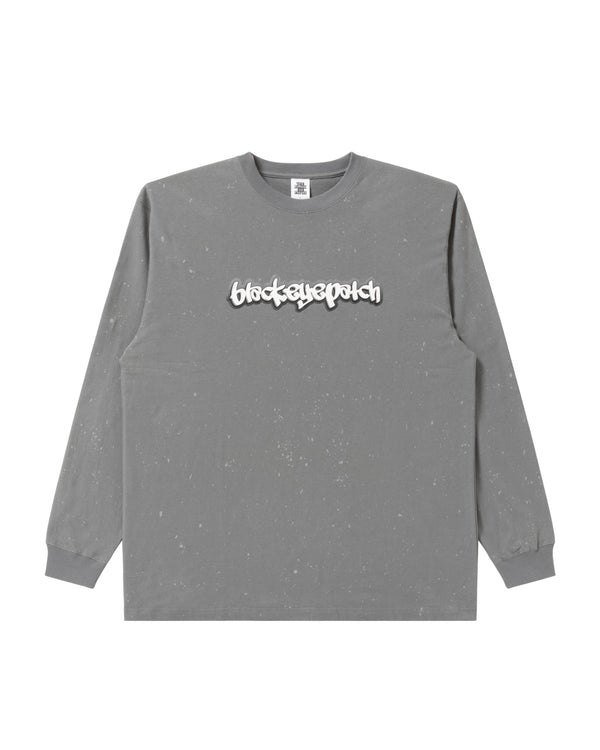 Mixtape Logo Long Sleeve T-Shirt Charcoal