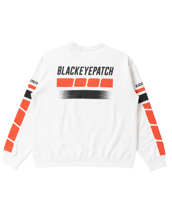 RACING CREW SWEAT WHITE