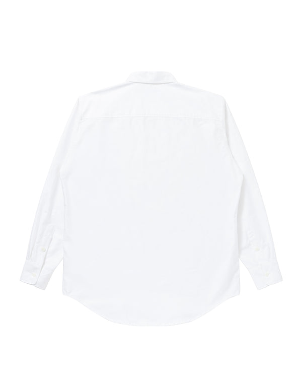 B EMBLEM OXFORD SHIRT WHITE