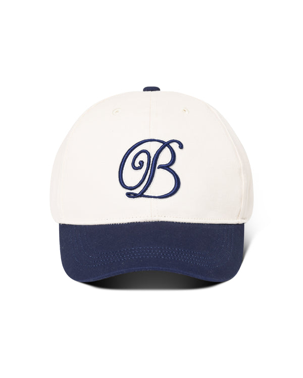 B EMBLEM FLEXCAP BEIGE / NAVY