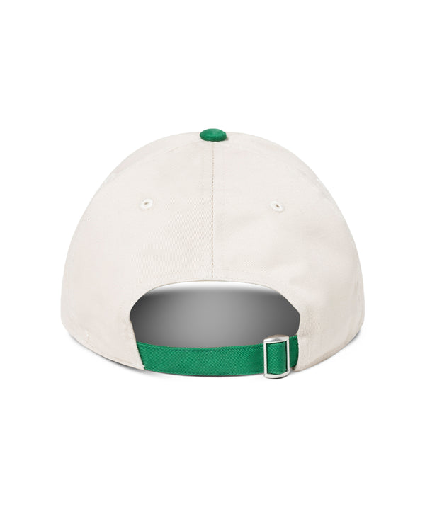 ROYAL CROWN LOGO CAP OFF WHITE/GREEN