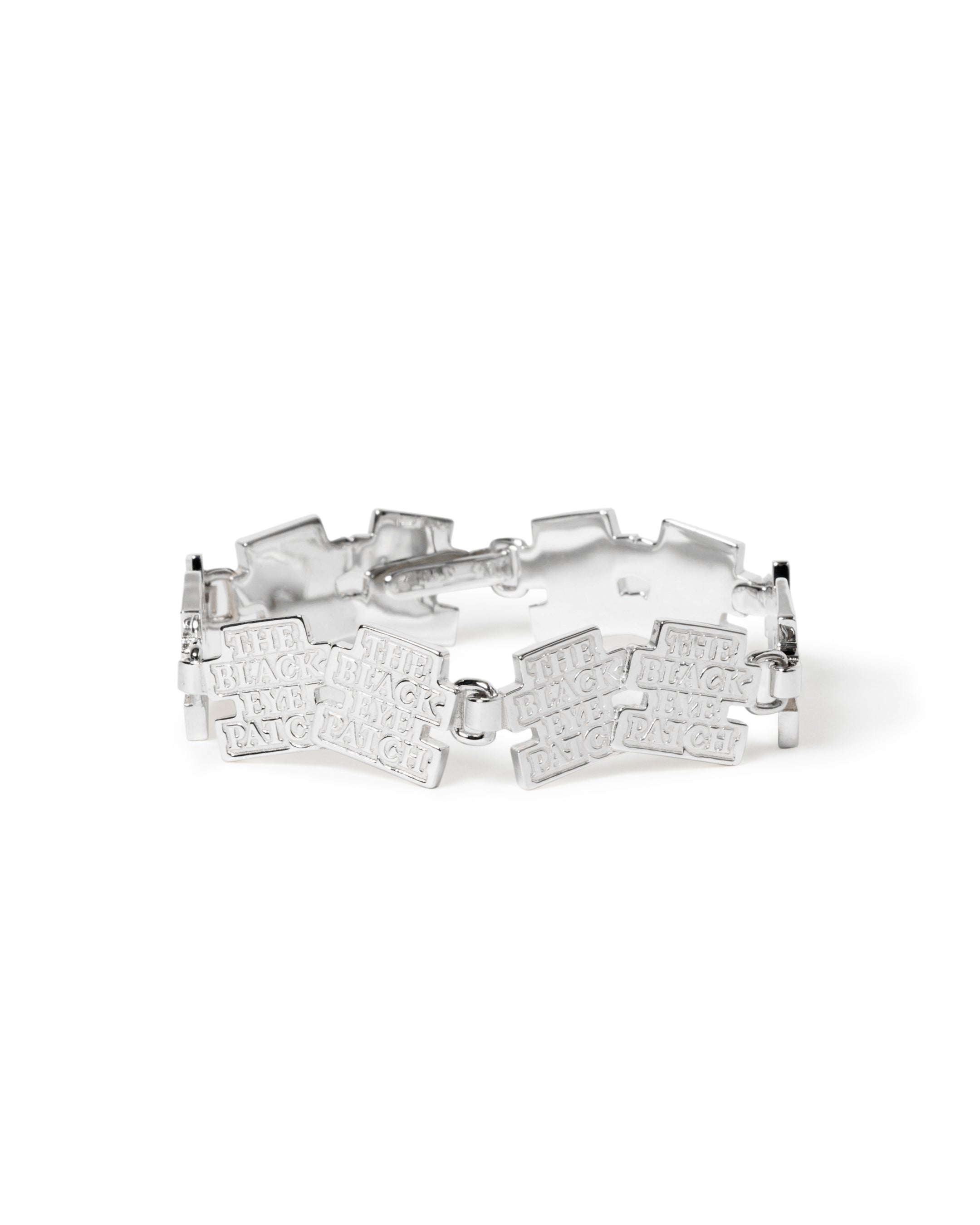 DOUBLE OG LABEL BRACELET SILVER 6link-