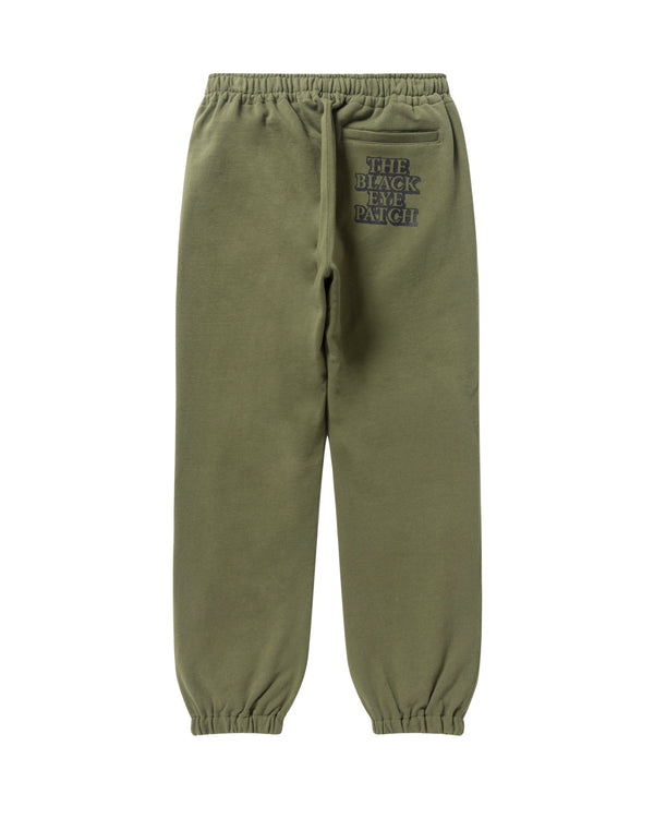 MULTI LOGO SWEAT PANTS OLIVE