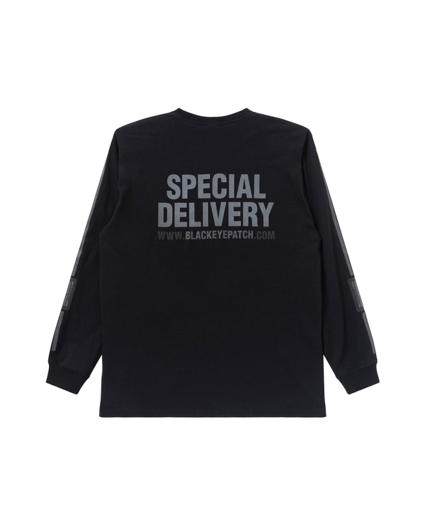 DELIVERYMAN Long Sleeve T-Shirt, Black
