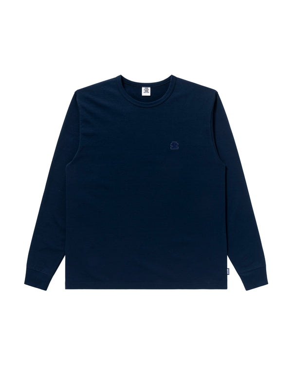 Small OG Label Long Sleeve T-Shirt, Navy