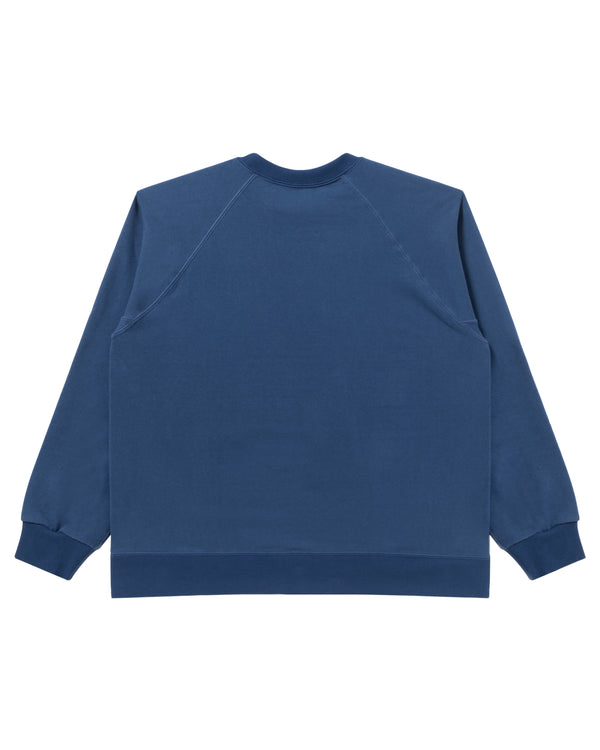 ROYAL CROWN LOGO CREW SWEAT NAVY