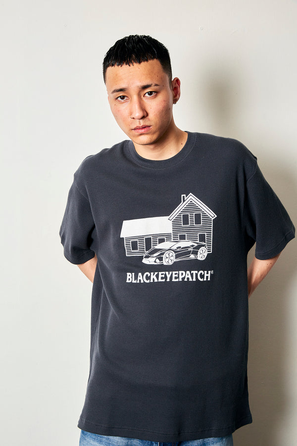 SECOND HOUSE Thermal Tee Charcoal