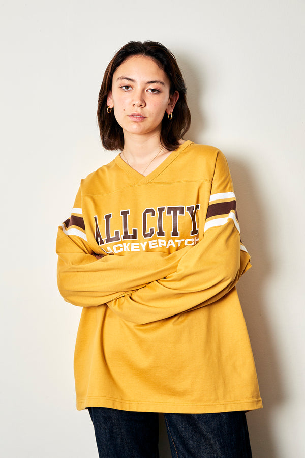ALL CITY FOOTBALL Heavyweight T-Shirt, Mustard
