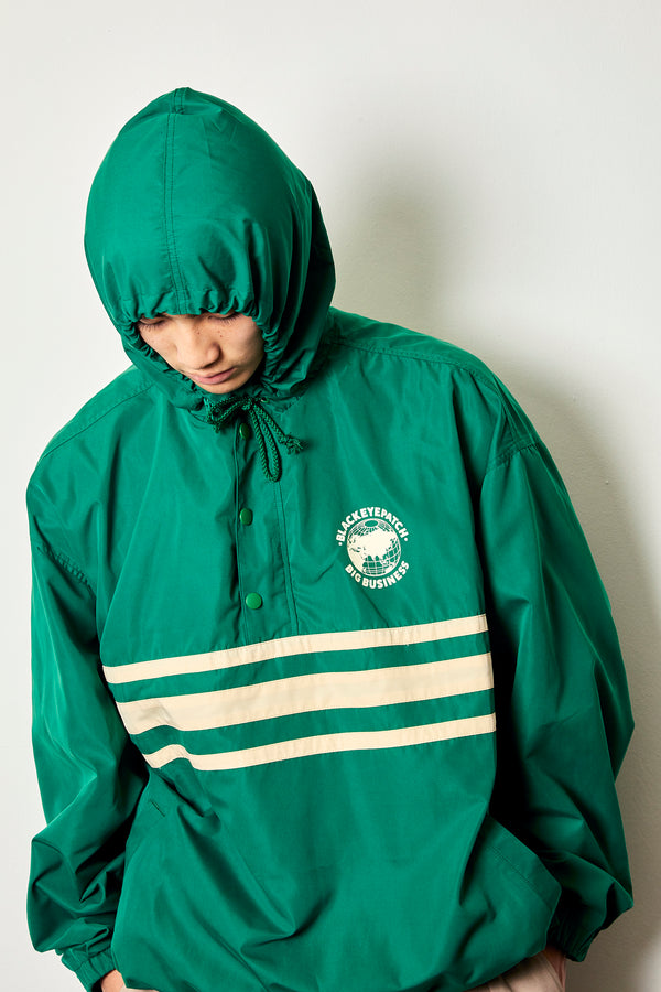 BIG BUSINESS NYLON ANORAK GREEN