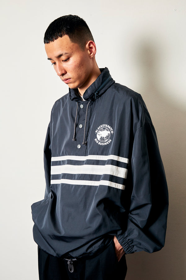 Big Business Nylon Anorak, Charcoal