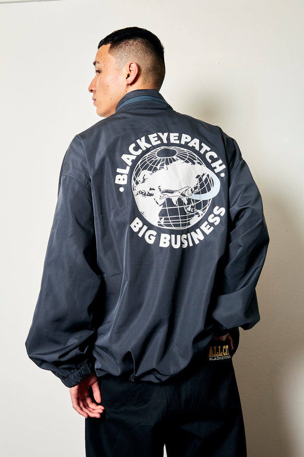 Big Business Nylon Anorak, Charcoal