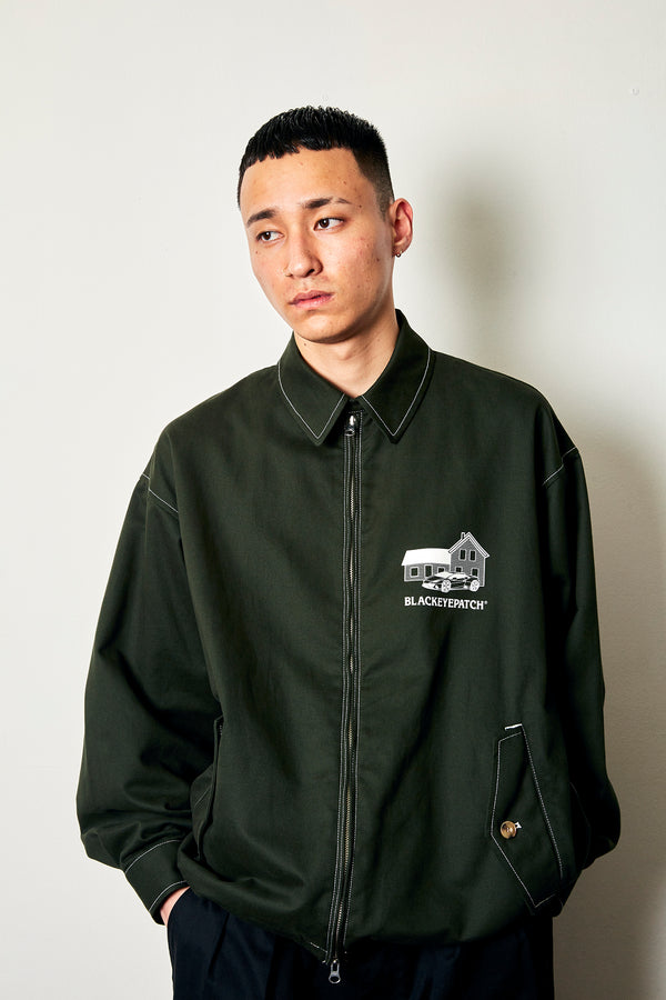 SECOND HOUSE DRIZZLER JACKET GREEN