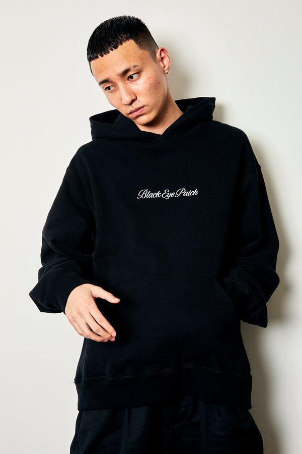 ROYAL SCRIPT HOODIE BLACK