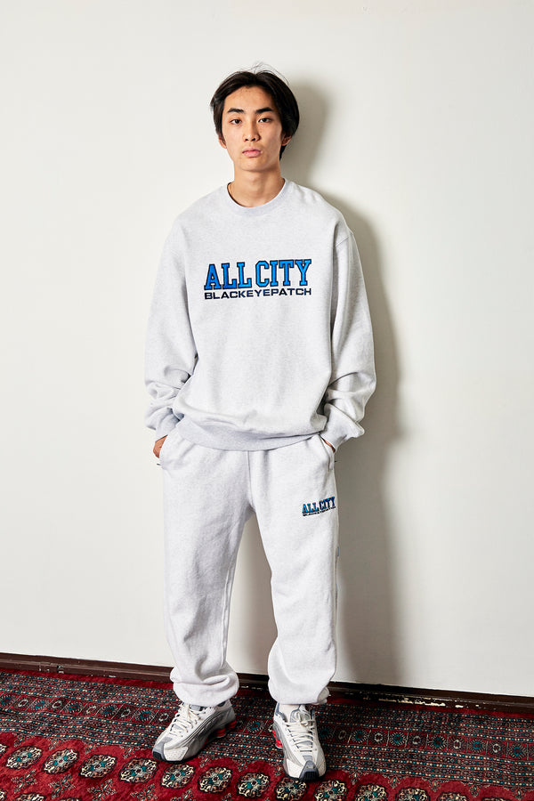 ALL CITY CREW SWEAT ASH