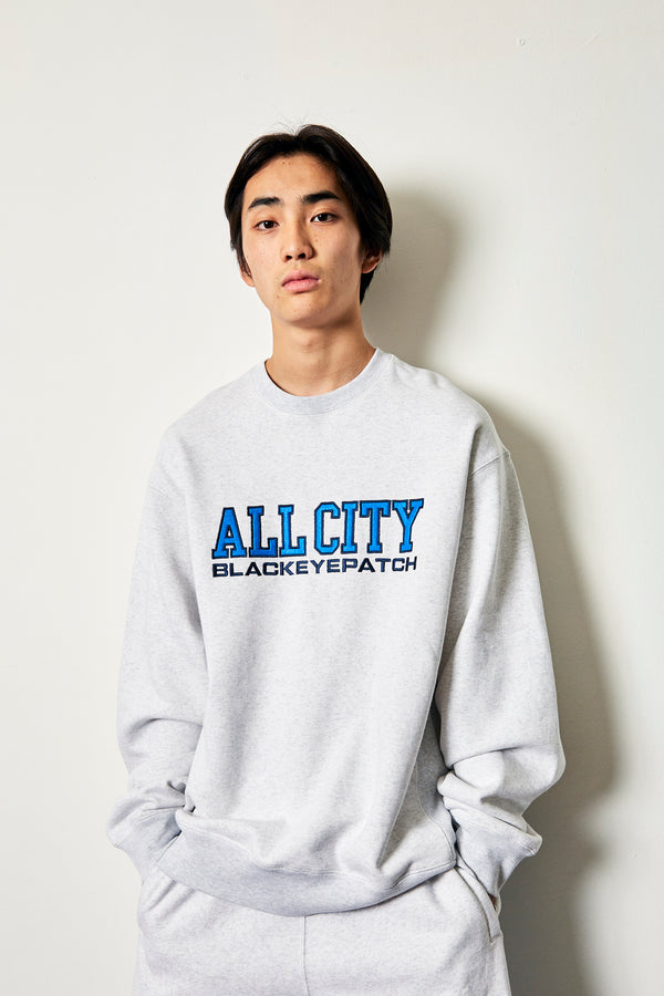 ALL CITY CREW SWEAT ASH