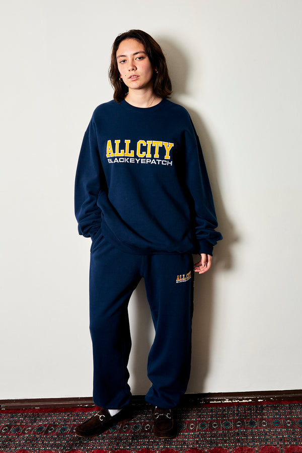 ALL CITY CREW SWEAT NAVY